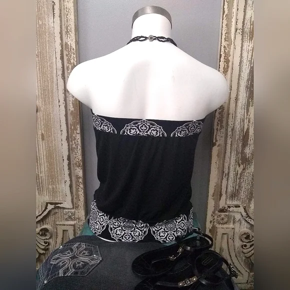 XS White House Black Market Keyhole Sleeveless Tube Top - Picture 5 of 12